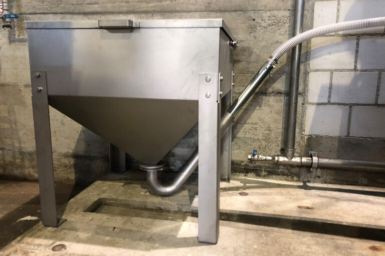 Pulvervorlage für Säcke